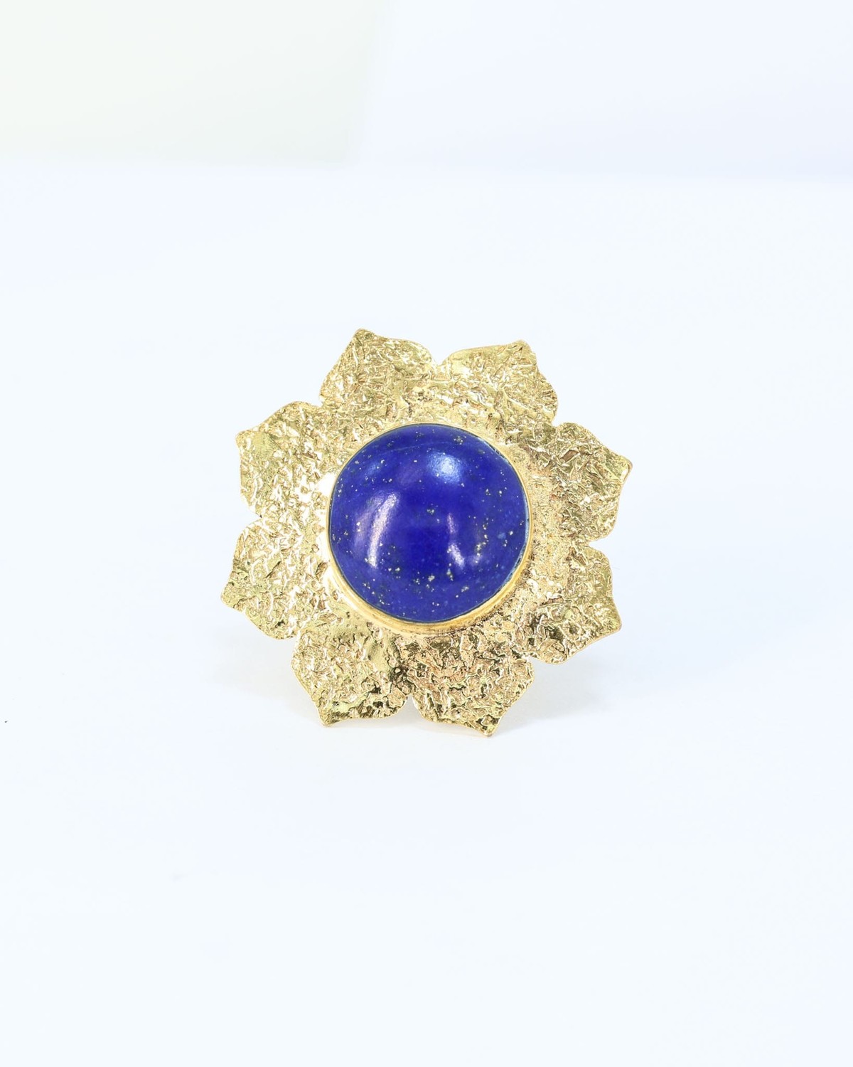 Lapis Lazuli Mola Ali Gold Ring 3