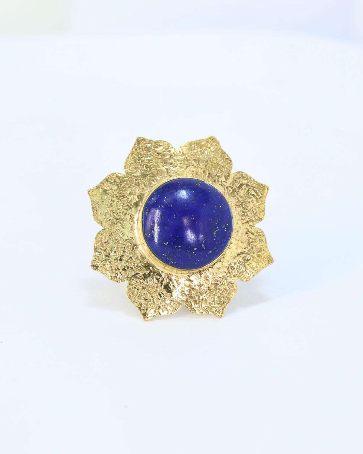 Lapis Lazuli Mola Ali Gold Ring 5