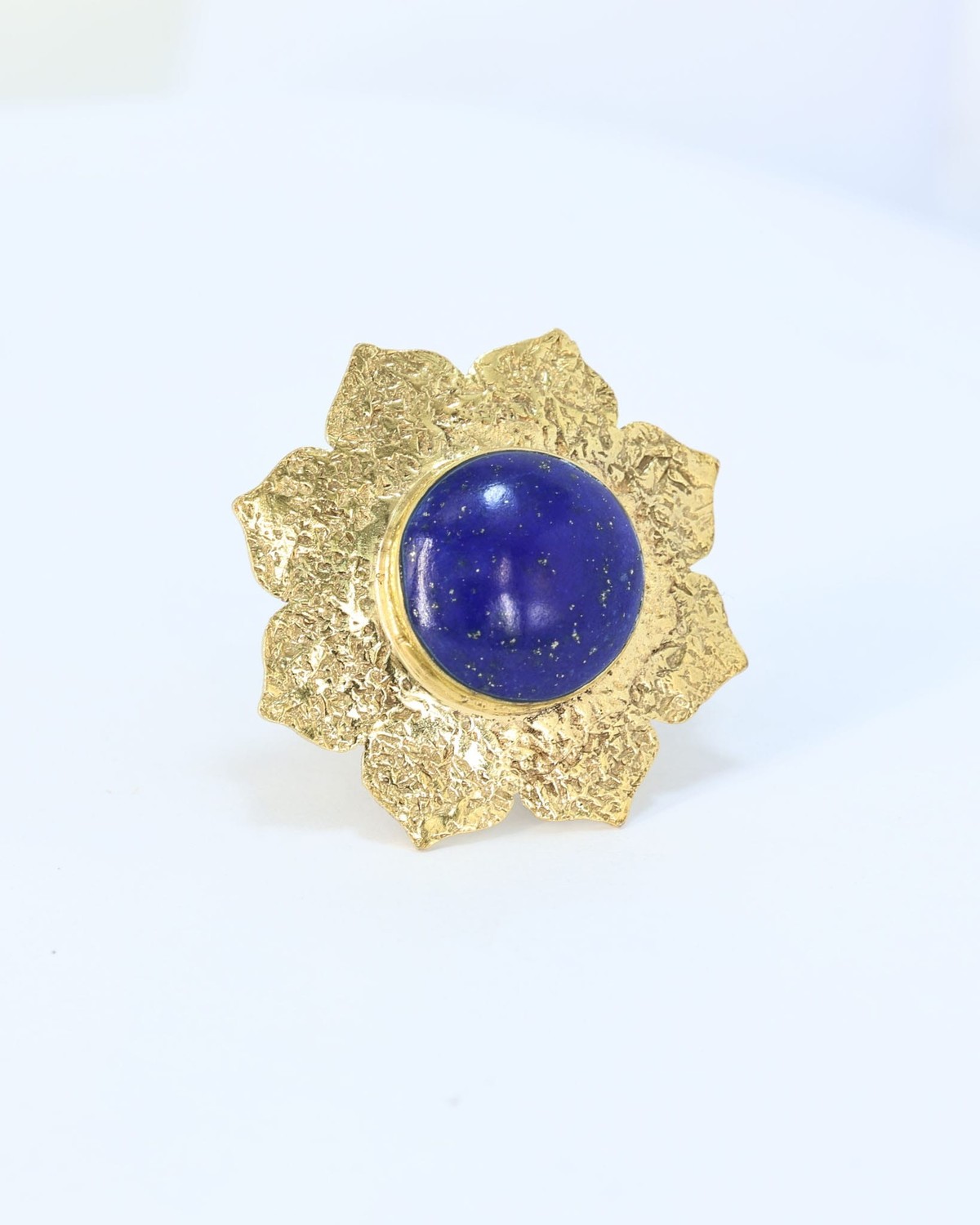 Lapis Lazuli Mola Ali Gold Ring 9