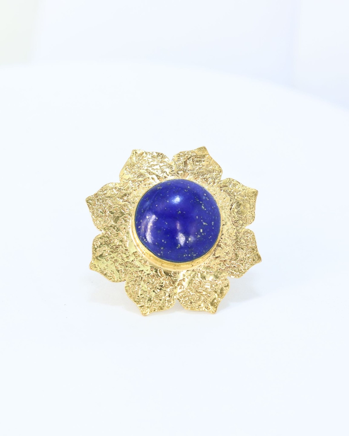 Lapis Lazuli Mola Ali Gold Ring 4