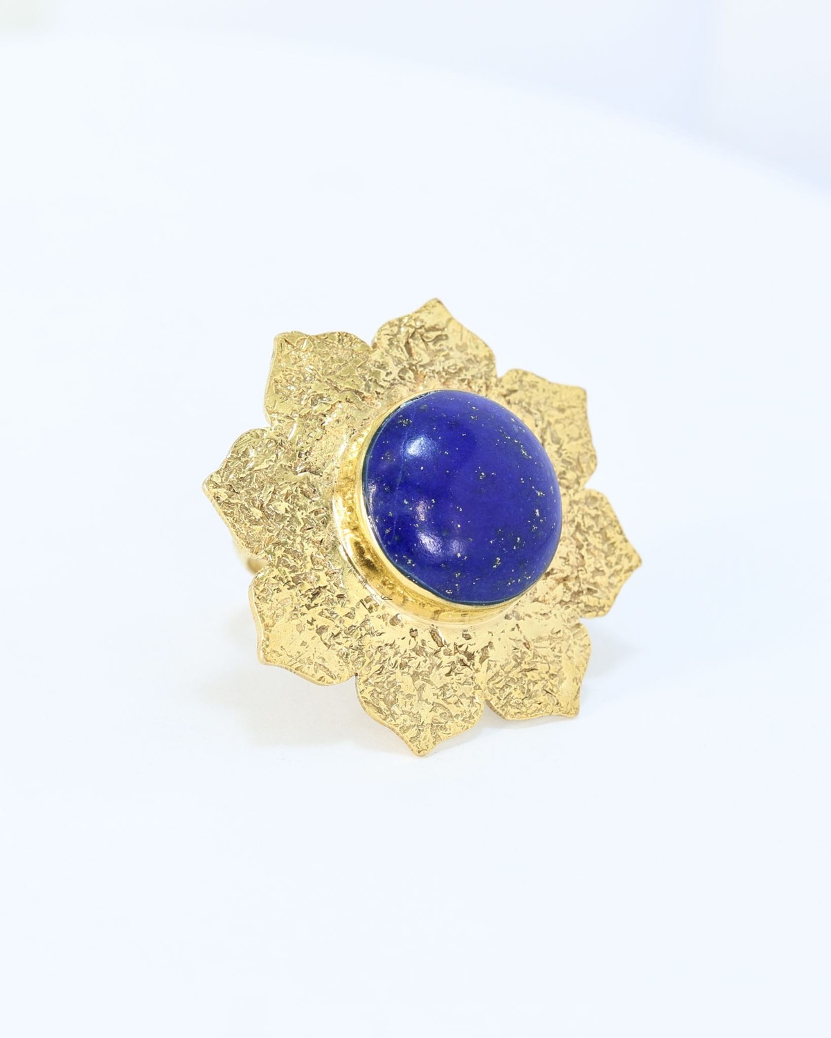 Lapis Lazuli Mola Ali Gold Ring 6