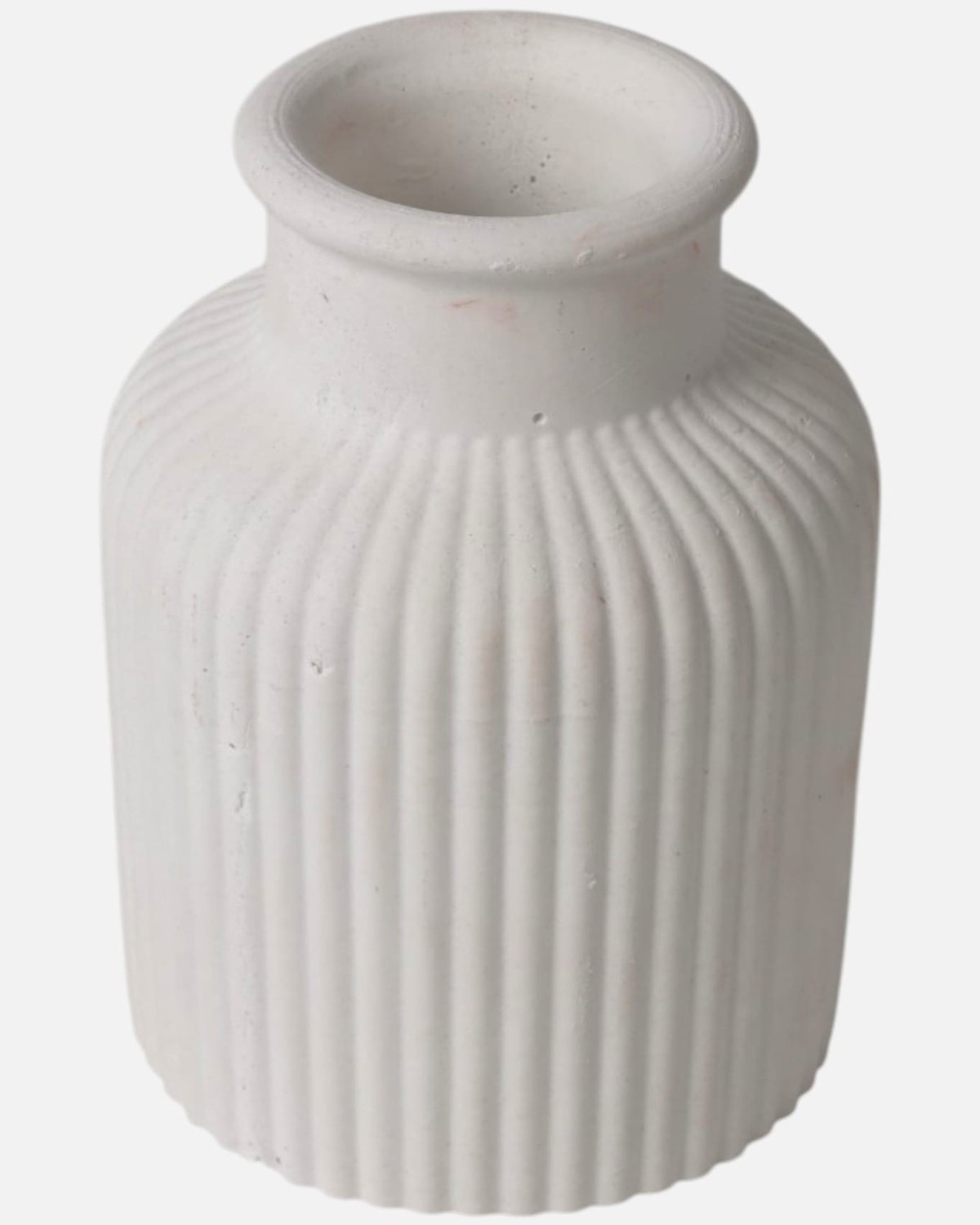 Minimalist Handcrafted Resin & Stone Vase Set 1