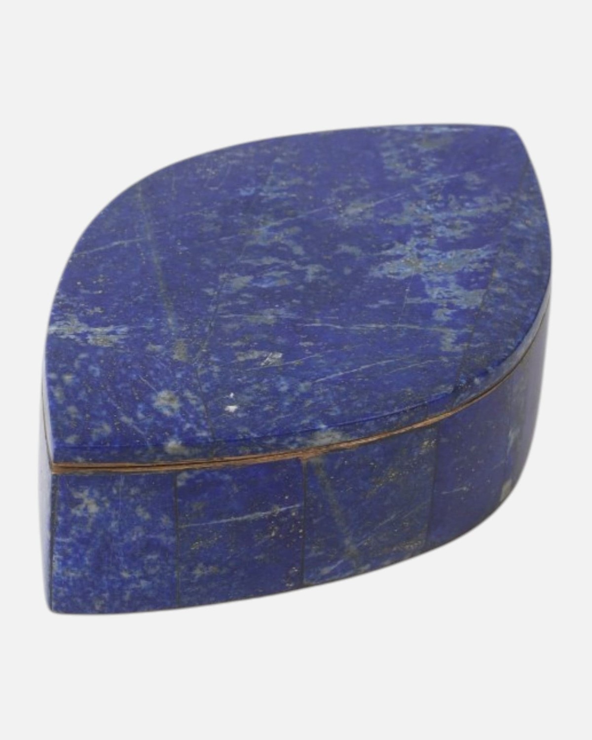 Lapis Stone Jewelry Box Classic Smooth Design 2