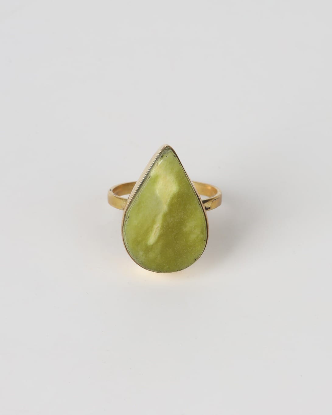 Teardrop Ring – Bronze Minimal Design Shah Maqsood 4
