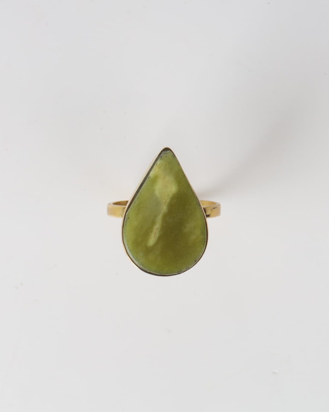 Teardrop Ring – Bronze Minimal Design Shah Maqsood 3