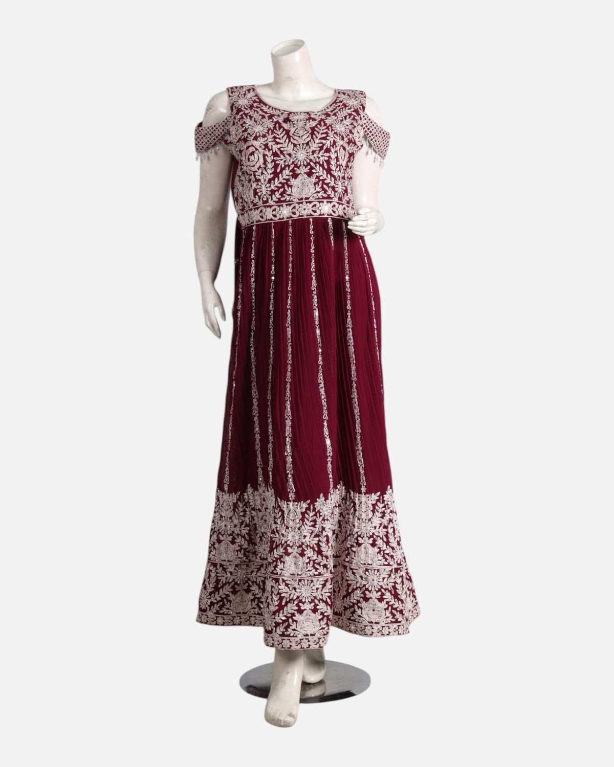 trisha embroidered maxi dress Women's Embroidered Maxi Dress XS main image 1