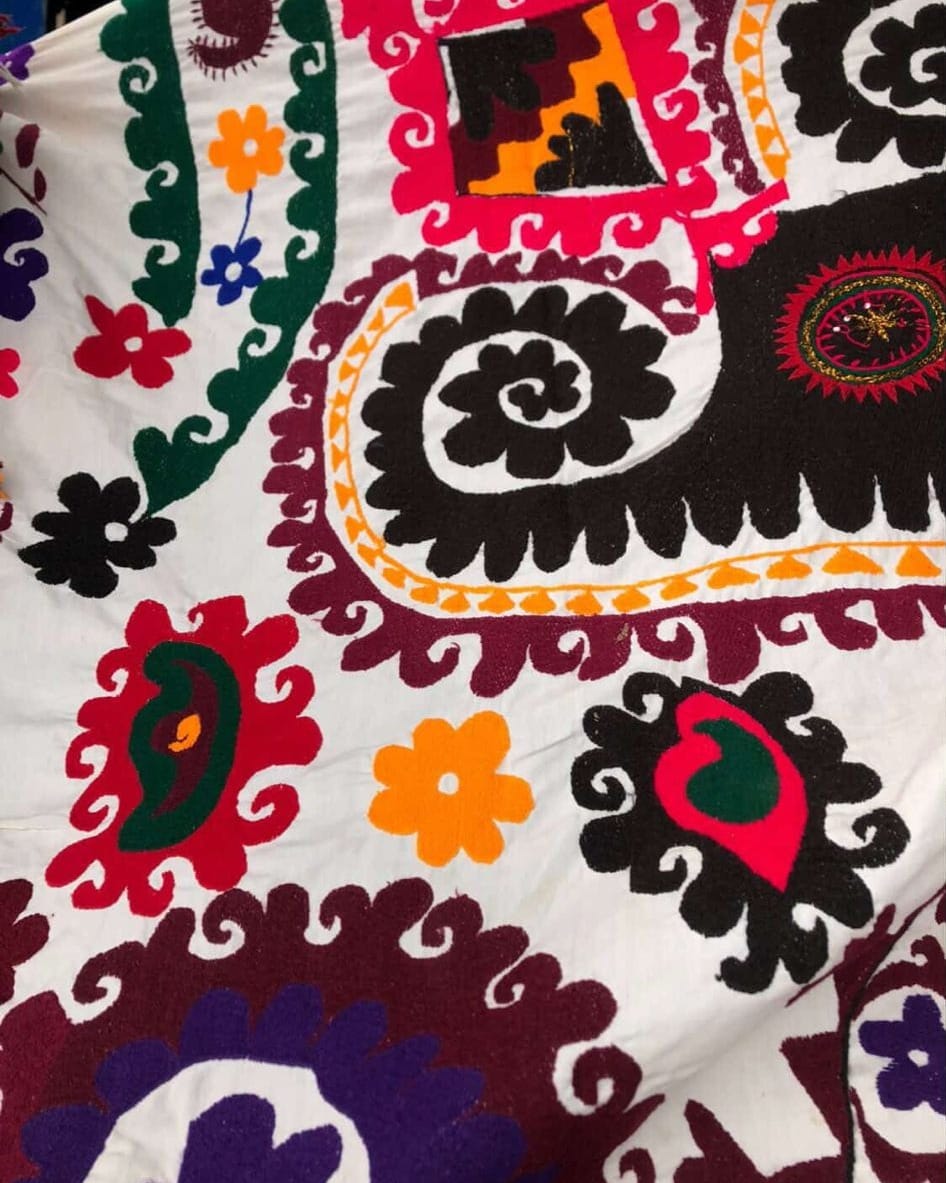 A handmade suzani textile 1