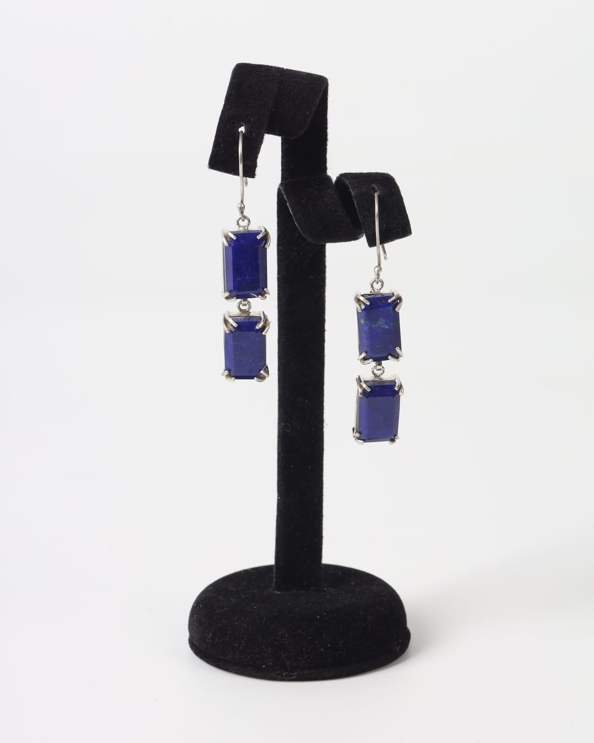 Royal Blue Lapis Lazuli Sterling Silver Jewelry Set 2