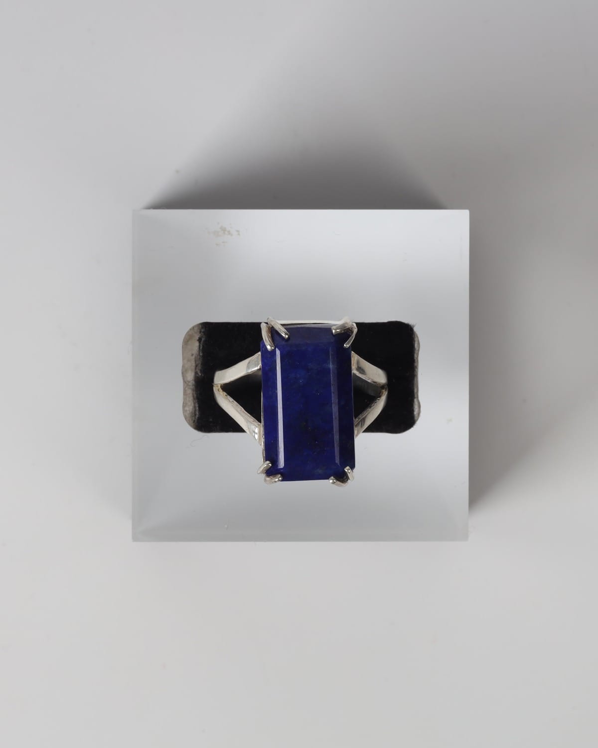 Royal Blue Lapis Lazuli Sterling Silver Jewelry Set 4