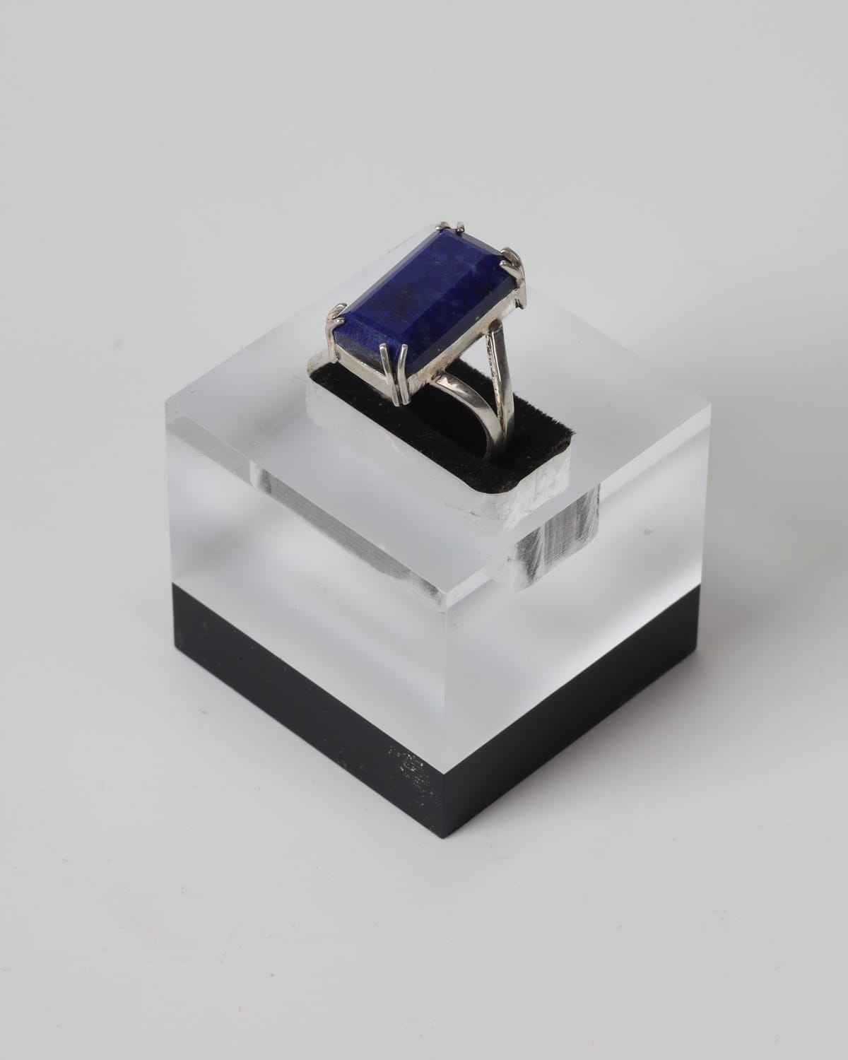 Royal Blue Lapis Lazuli Sterling Silver Jewelry Set 5
