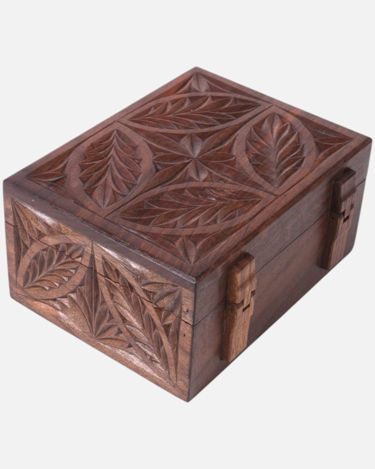 Afghan Wooden Jewelry Box – Four Woods Finish 5