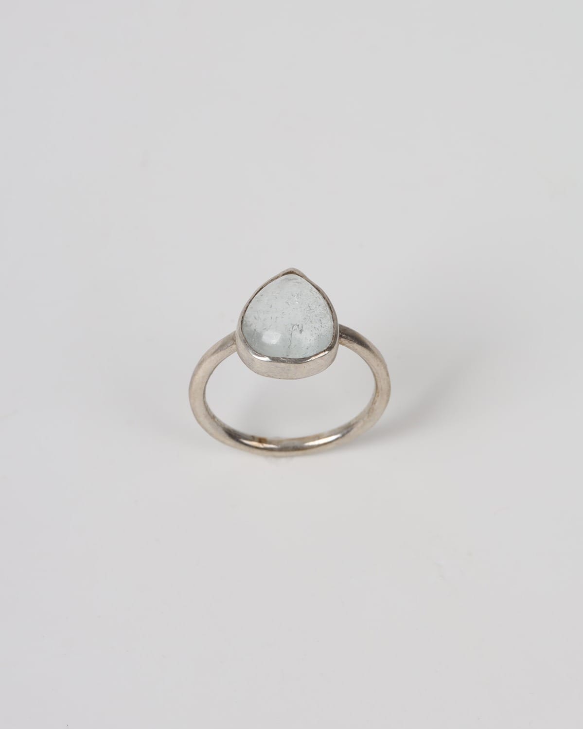 Ocean Aqua Silver Ring 6