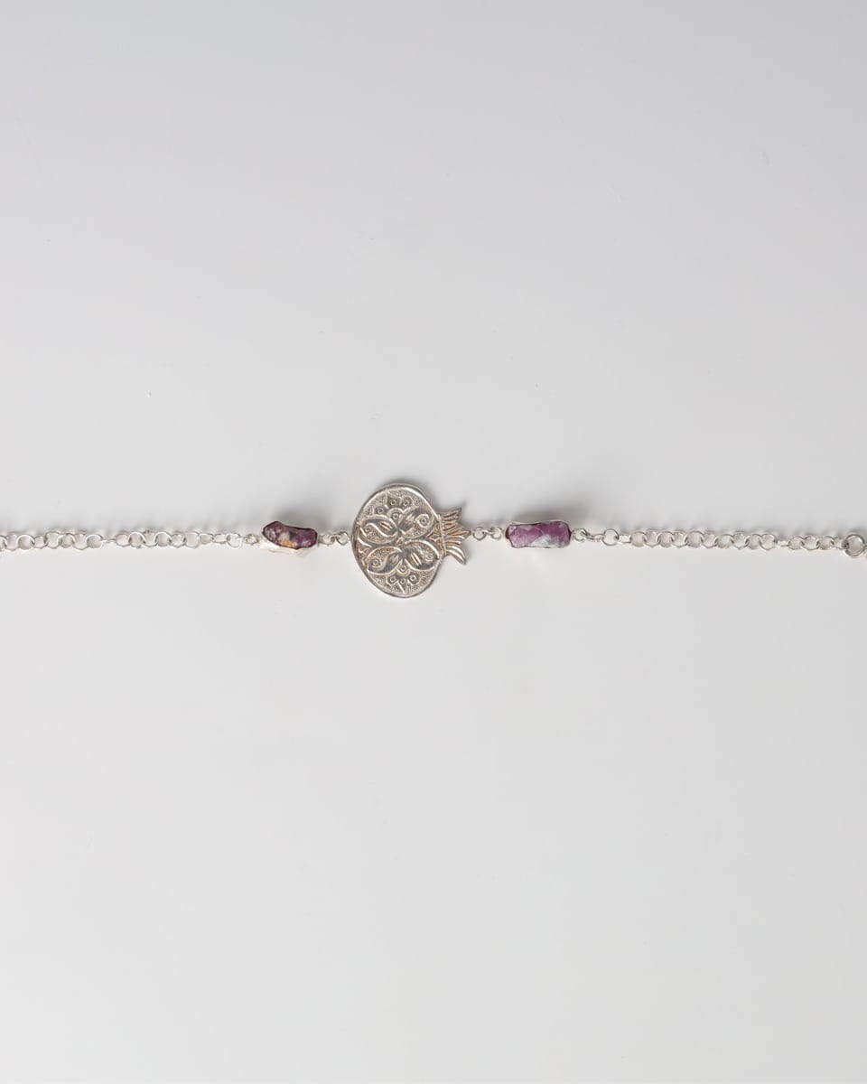 Ruby Silver Jewelry Set 3