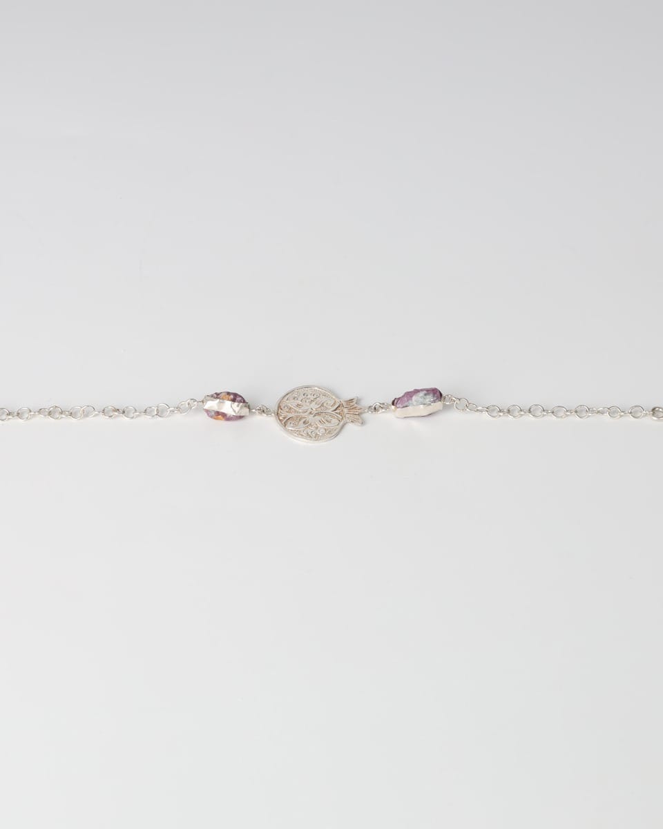 Ruby Silver Jewelry Set 4