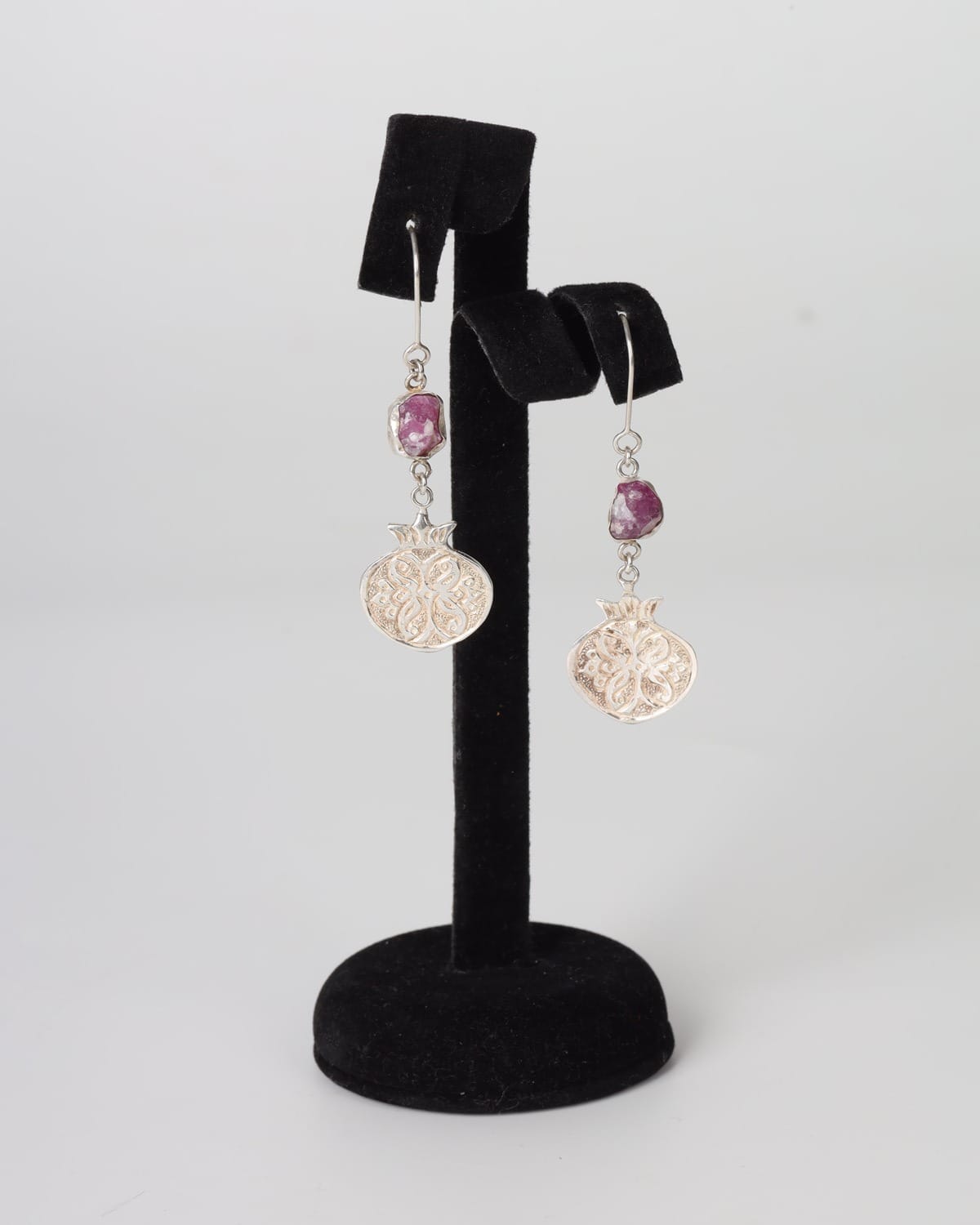 Ruby Silver Jewelry Set 7