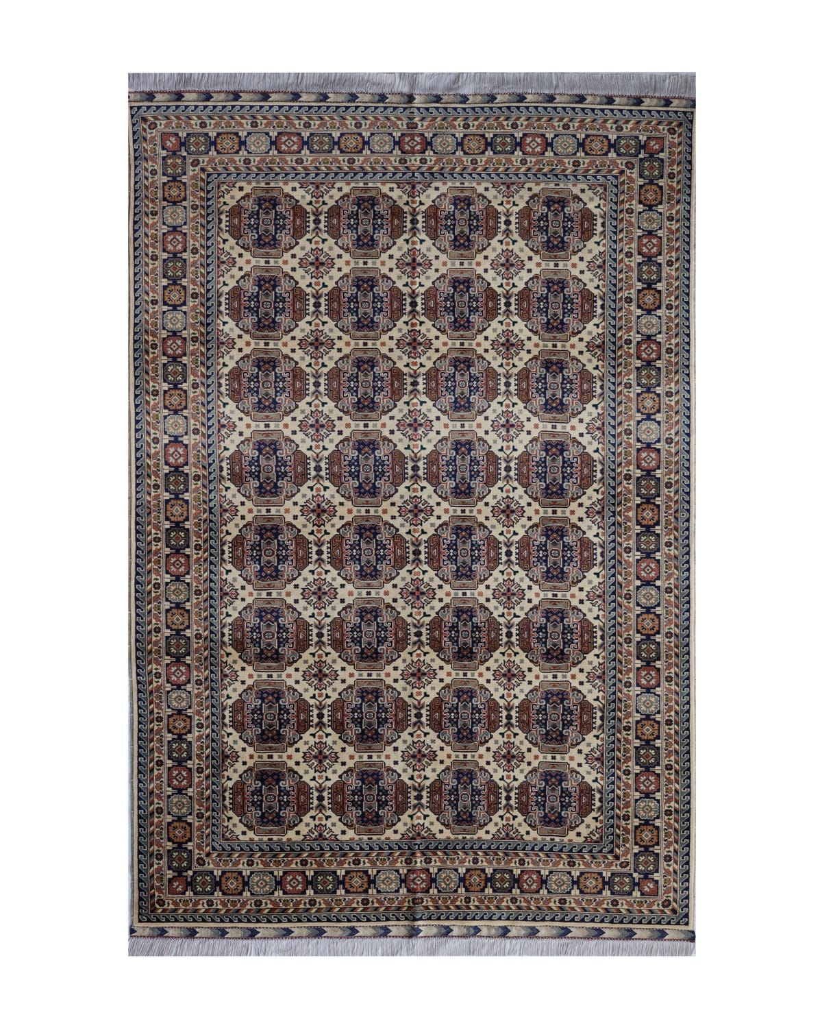 Aseel Fatnosi Handwoven Turkmen Wool Rug 2