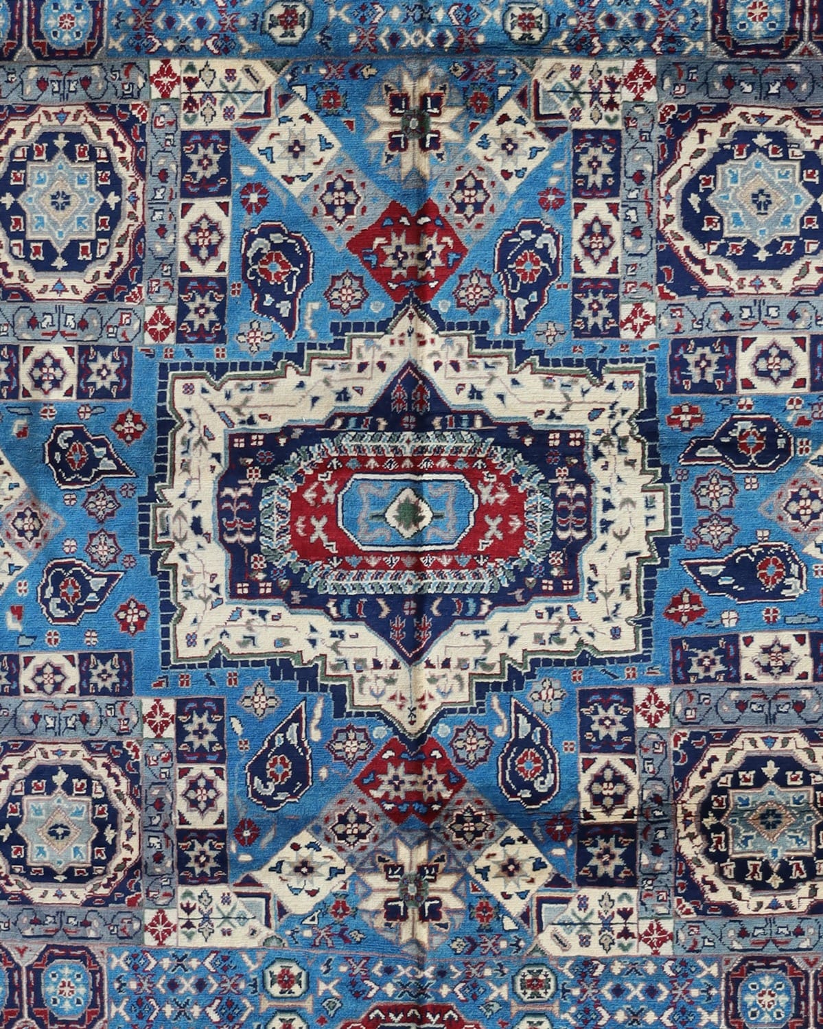 Aseel Mom Look Handwoven Turkmen Wool Rug 2
