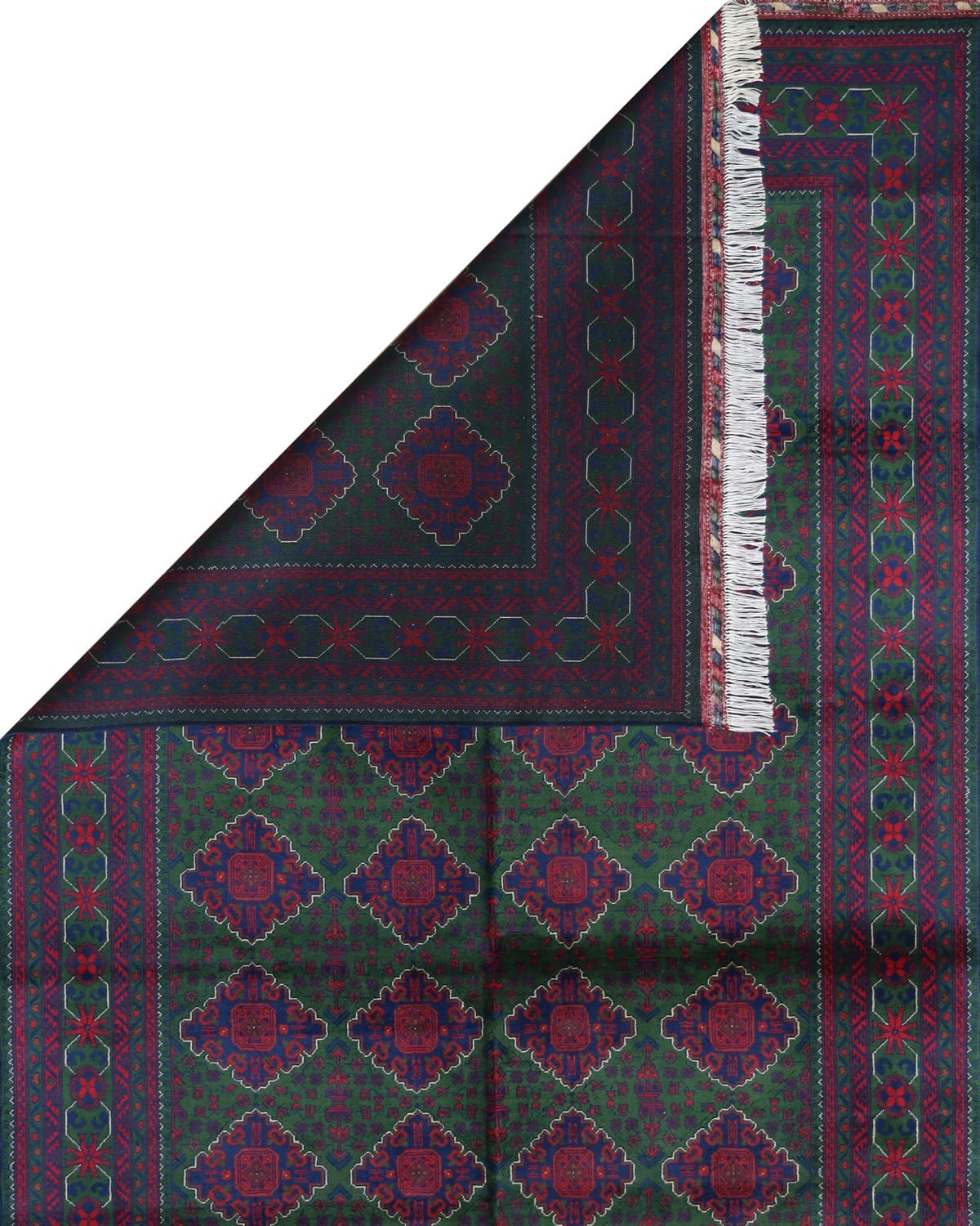 Aseel Hal Mohammadi Handwoven Turkmen Wool Rug 1