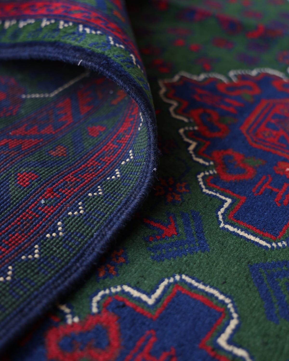 Aseel Hal Mohammadi Handwoven Turkmen Wool Rug 3