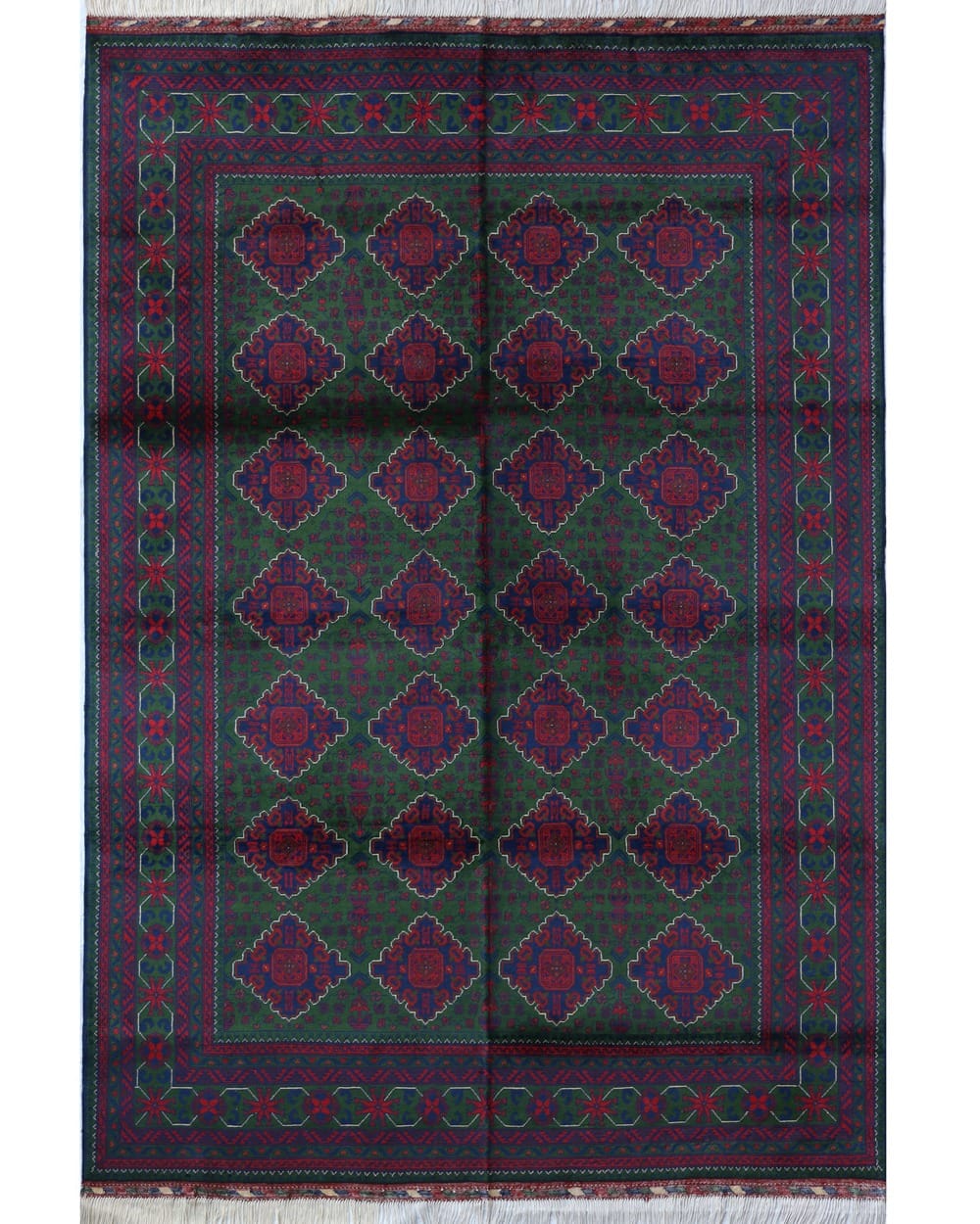 Aseel Hal Mohammadi Handwoven Turkmen Wool Rug 4