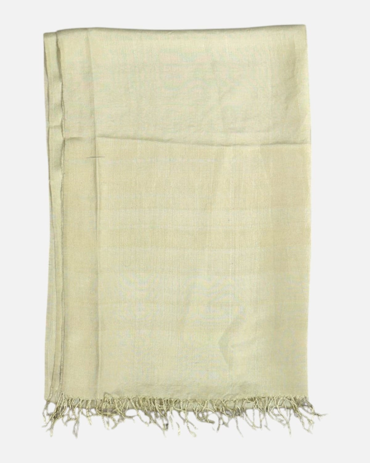 Champagne Ivory Pure Silk Shawl 4
