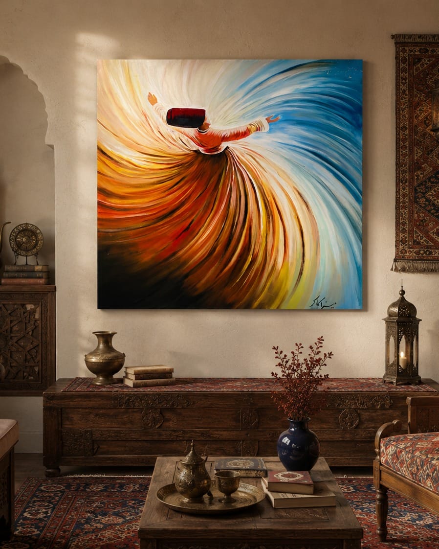 Sema Dance Art Work Sufi Dance 6