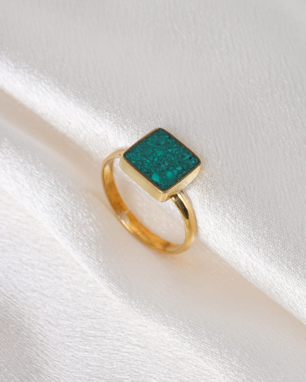 Natural Turquoise Statement Ring 5