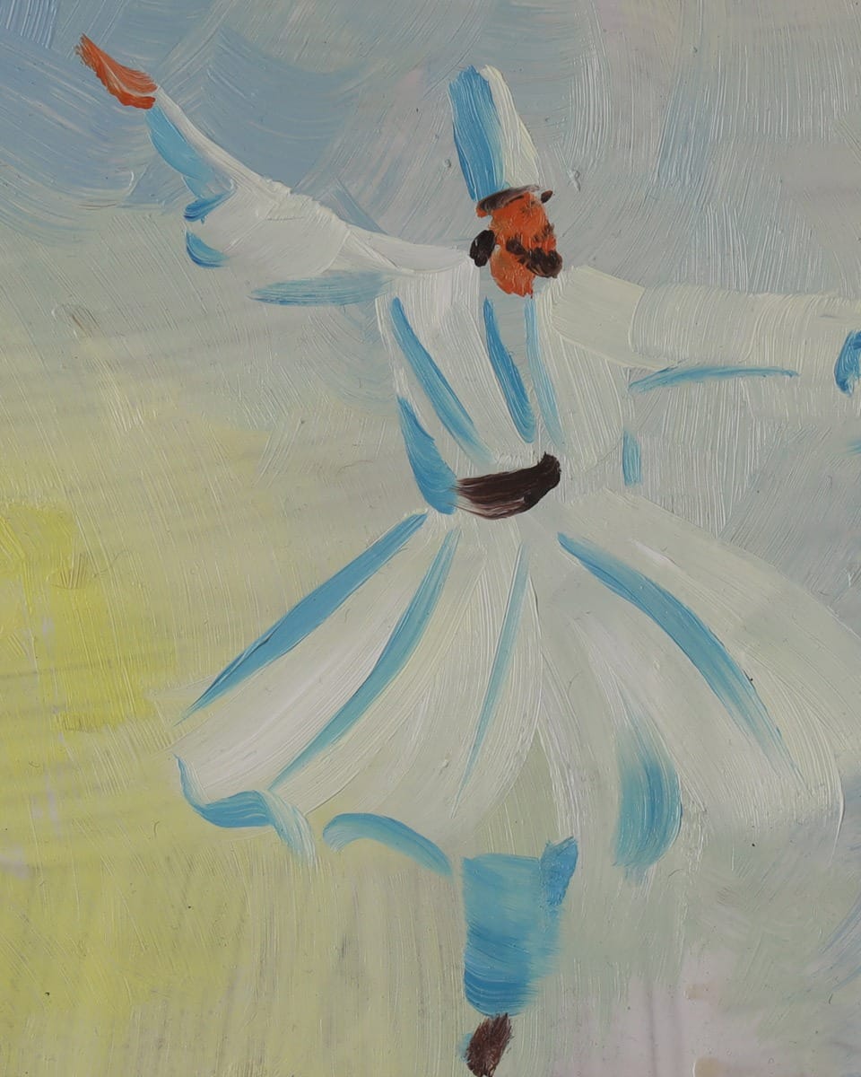 Whirling Dervish Oil Painting 3