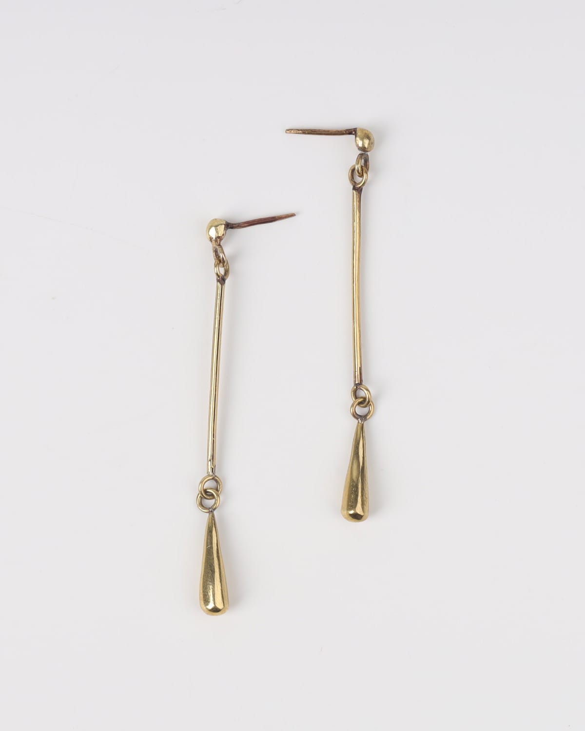 Brass Water Drop Earrings 3