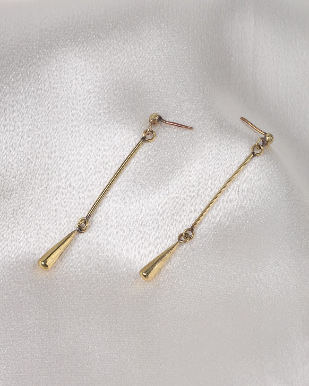 Brass Water Drop Earrings 4