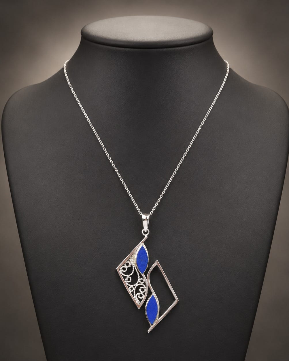 Women Lapis Necklace 4