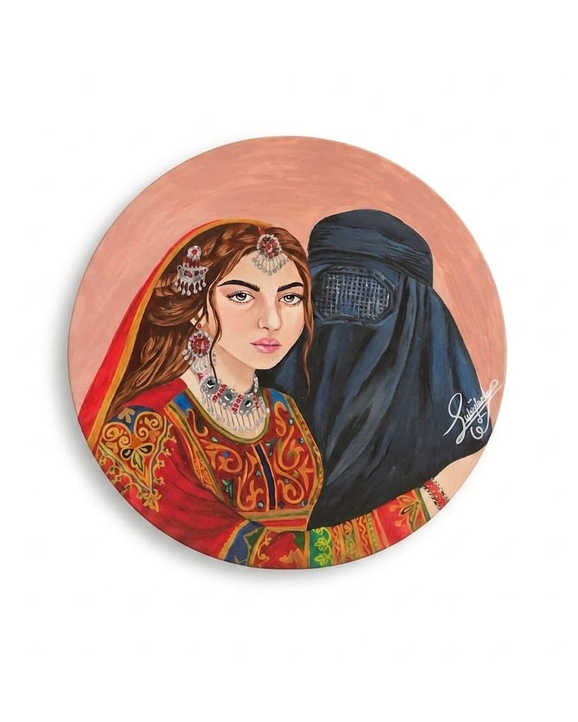Afghan Women painting wall art 1