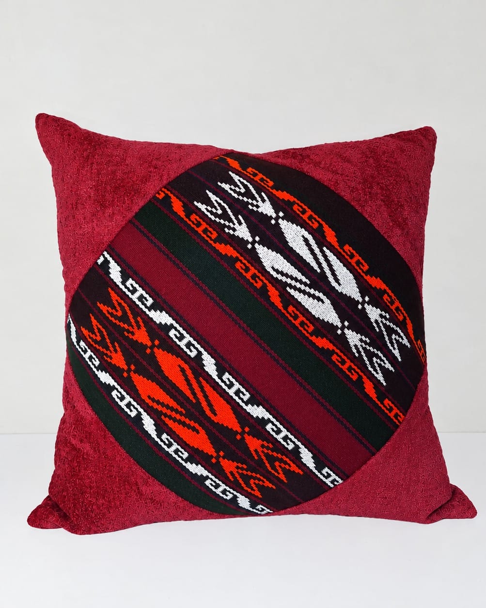 Handwoven Qajari Home Set Pillow Table Runner 2