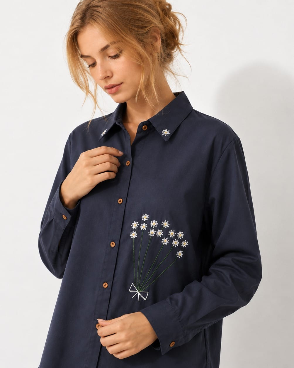 Women T-Shirt · Floral Embroidery 1