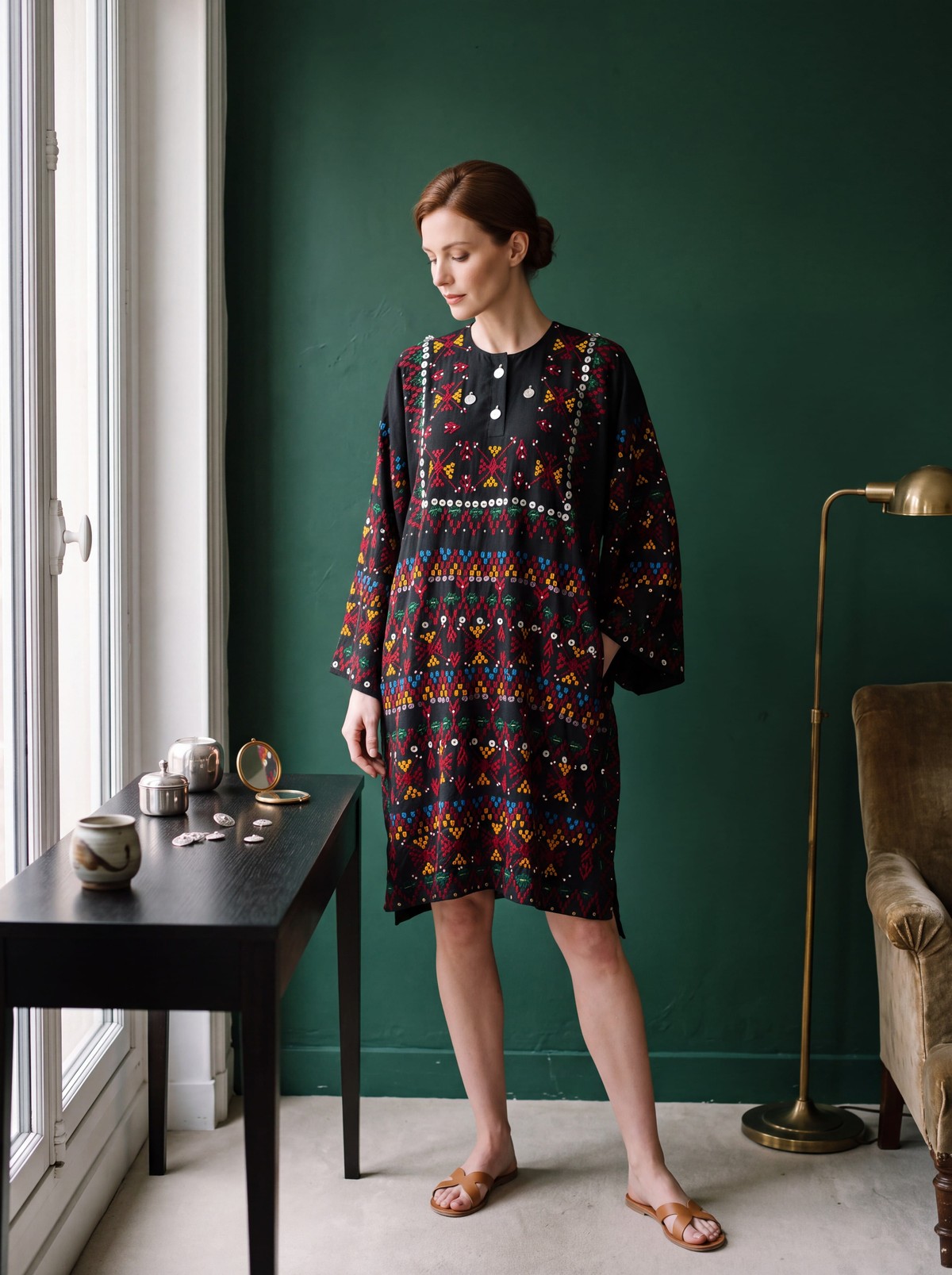 Embroidered Pirani Dress | Handmade Afghan Traditional Dress 1