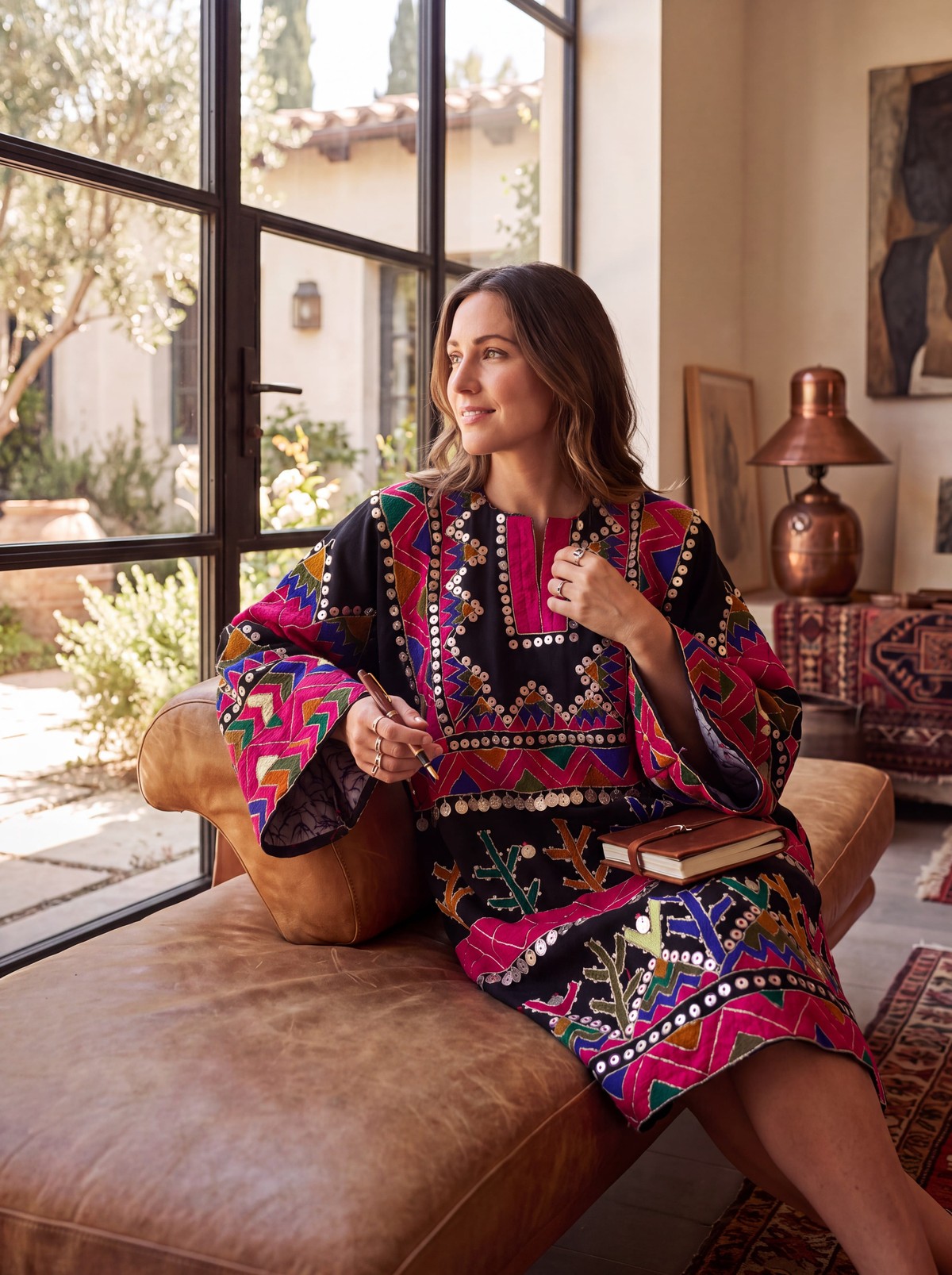 Pirani Dress | Handcrafted Afghan Cotton Embroidered Dress 3