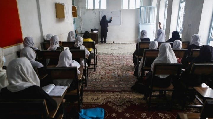 Supporting Afghan girls’ education.  1