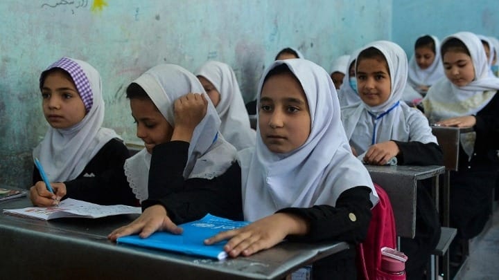 Supporting Afghan girls’ education.  2