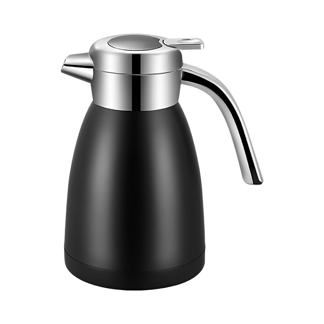 SOGA 1.2L Black Insulated Vacuum Flask  1