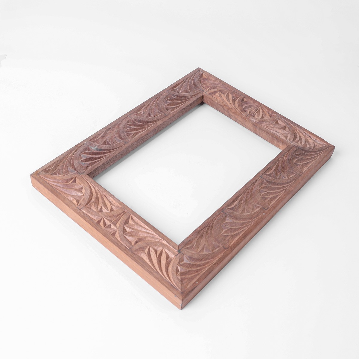Unique Picture Frame Walnut Wood Handmade 3