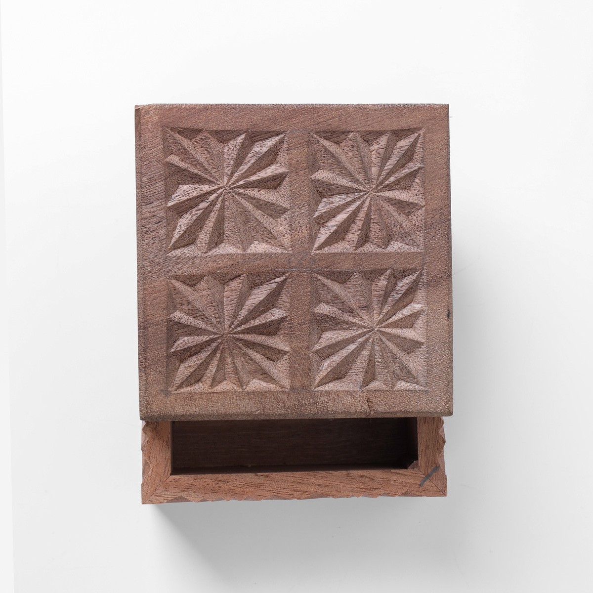 Jewelry Box With Fine Carvings | walnut Wood Jewelry Box 5