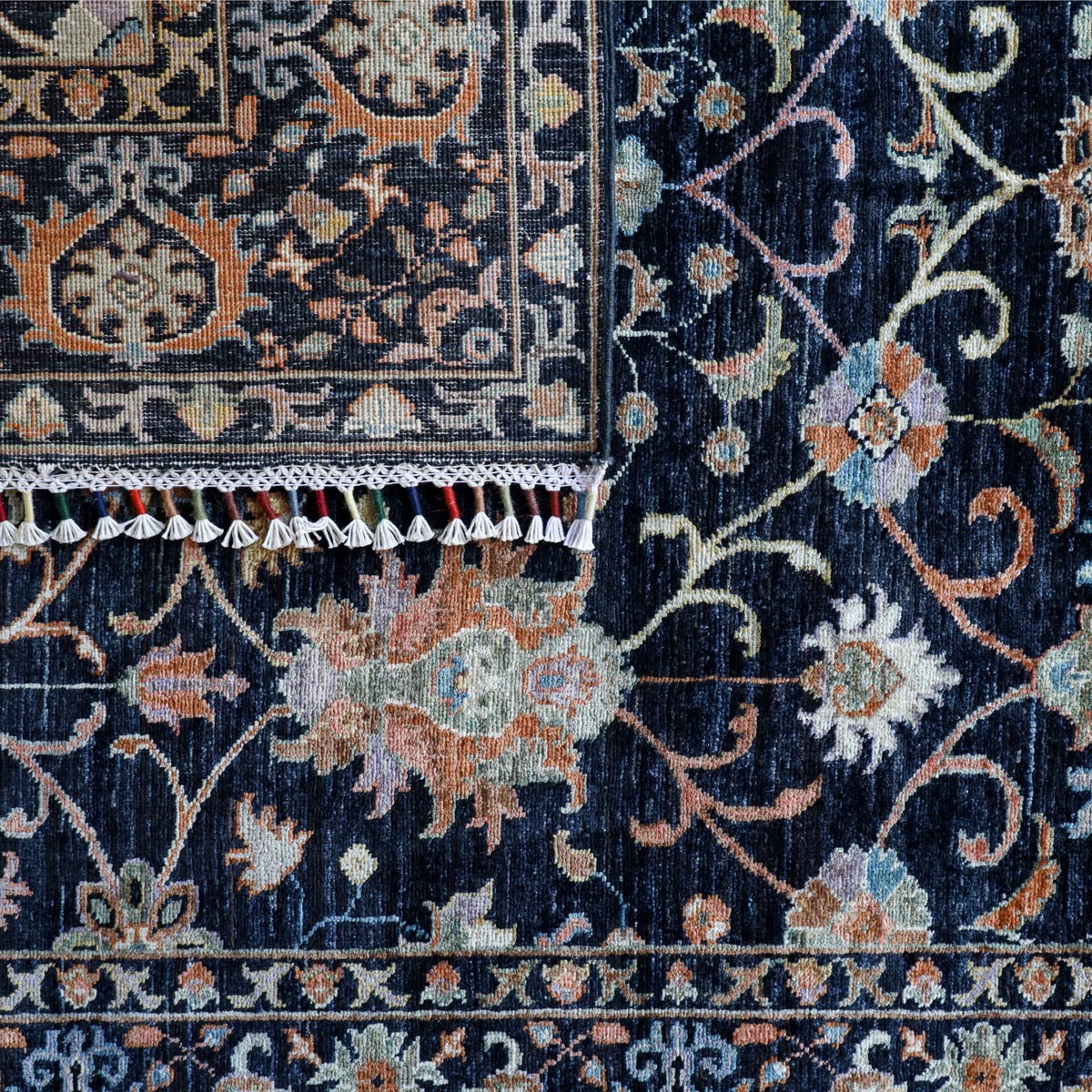 Handwoven Afghan Wool Carpet - Traditional Elegance 4