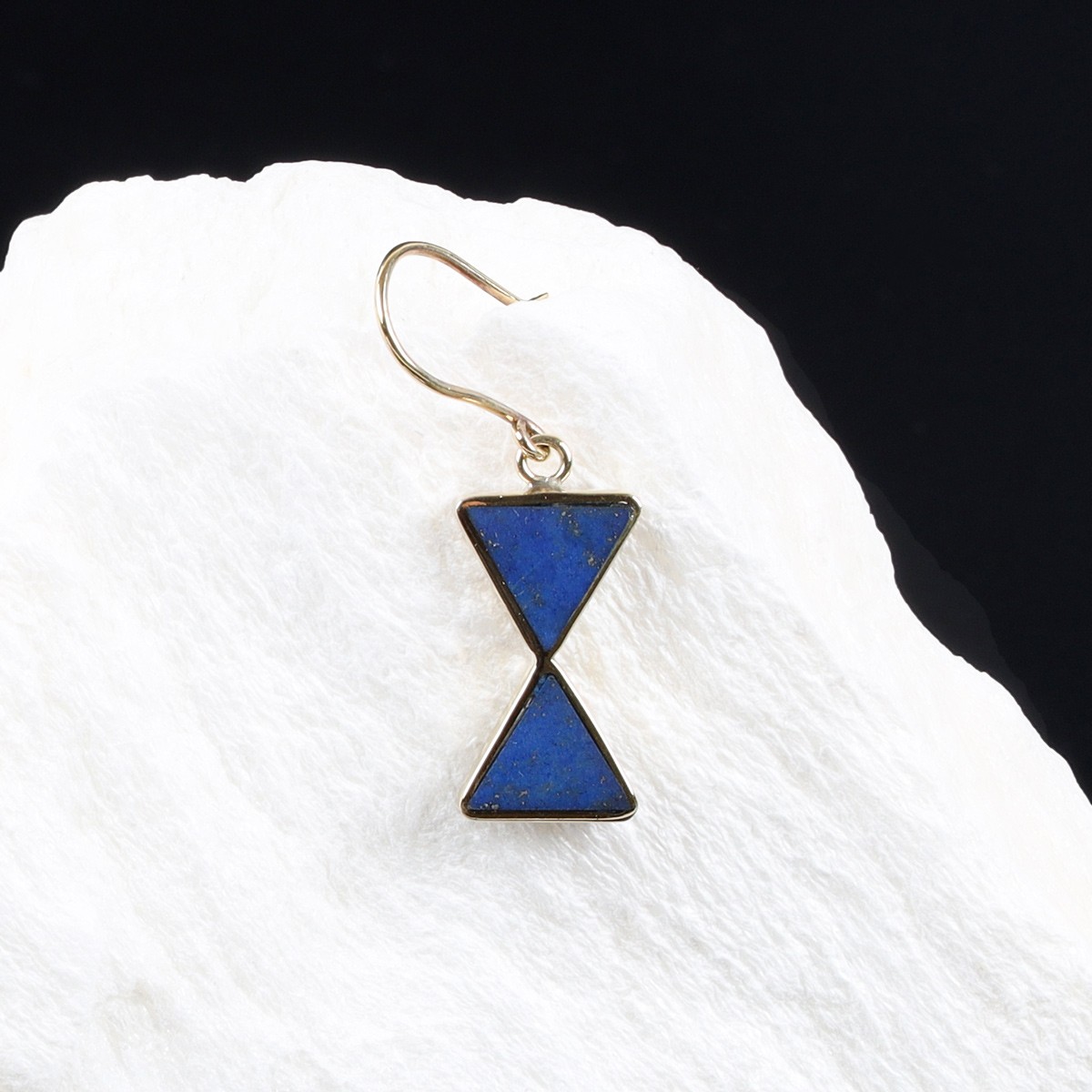 Earrings, Lapis stone, Lajaward afghani 1