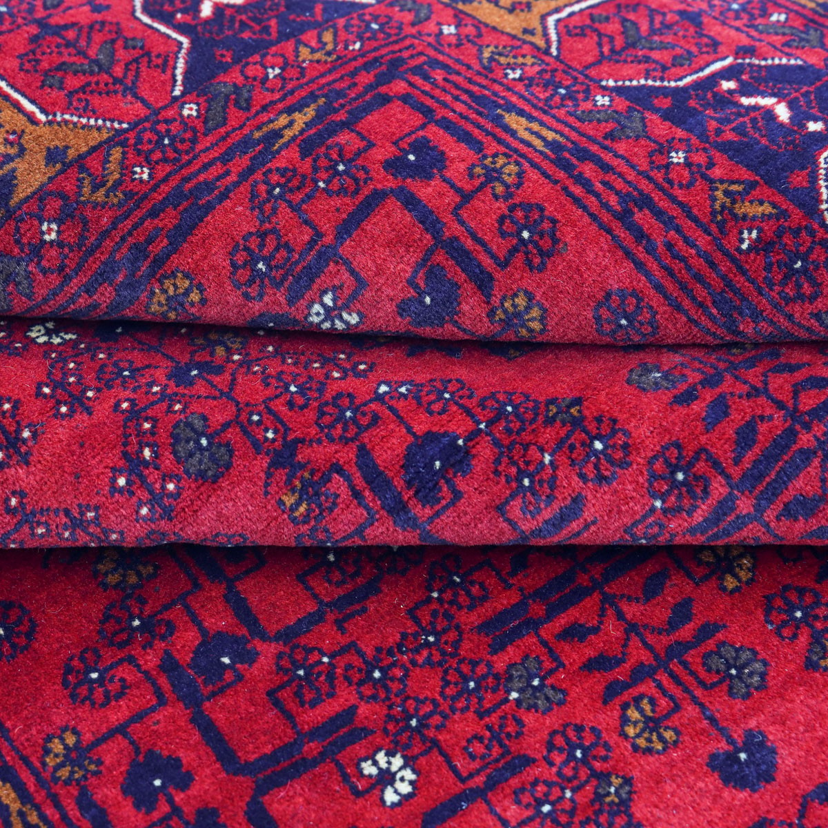 Wool Rug, Bukharaie Handmade Rug (7'9" x 5'9" ft) Afghani rug 1