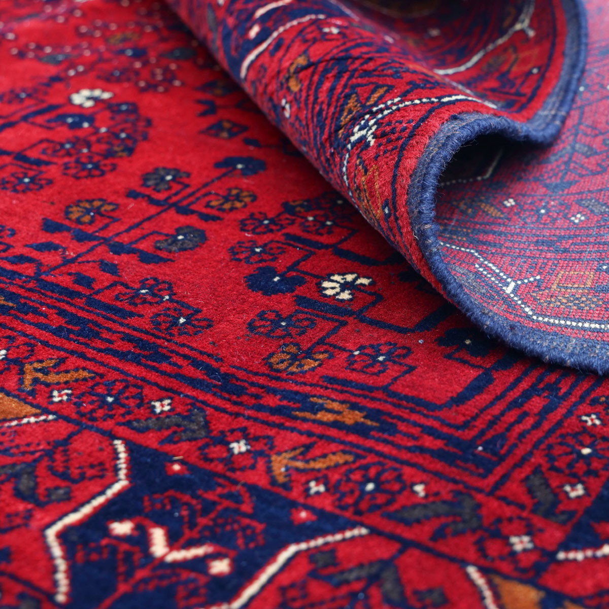Wool Rug, Bukharaie Handmade Rug (7'9" x 5'9" ft) Afghani rug 5