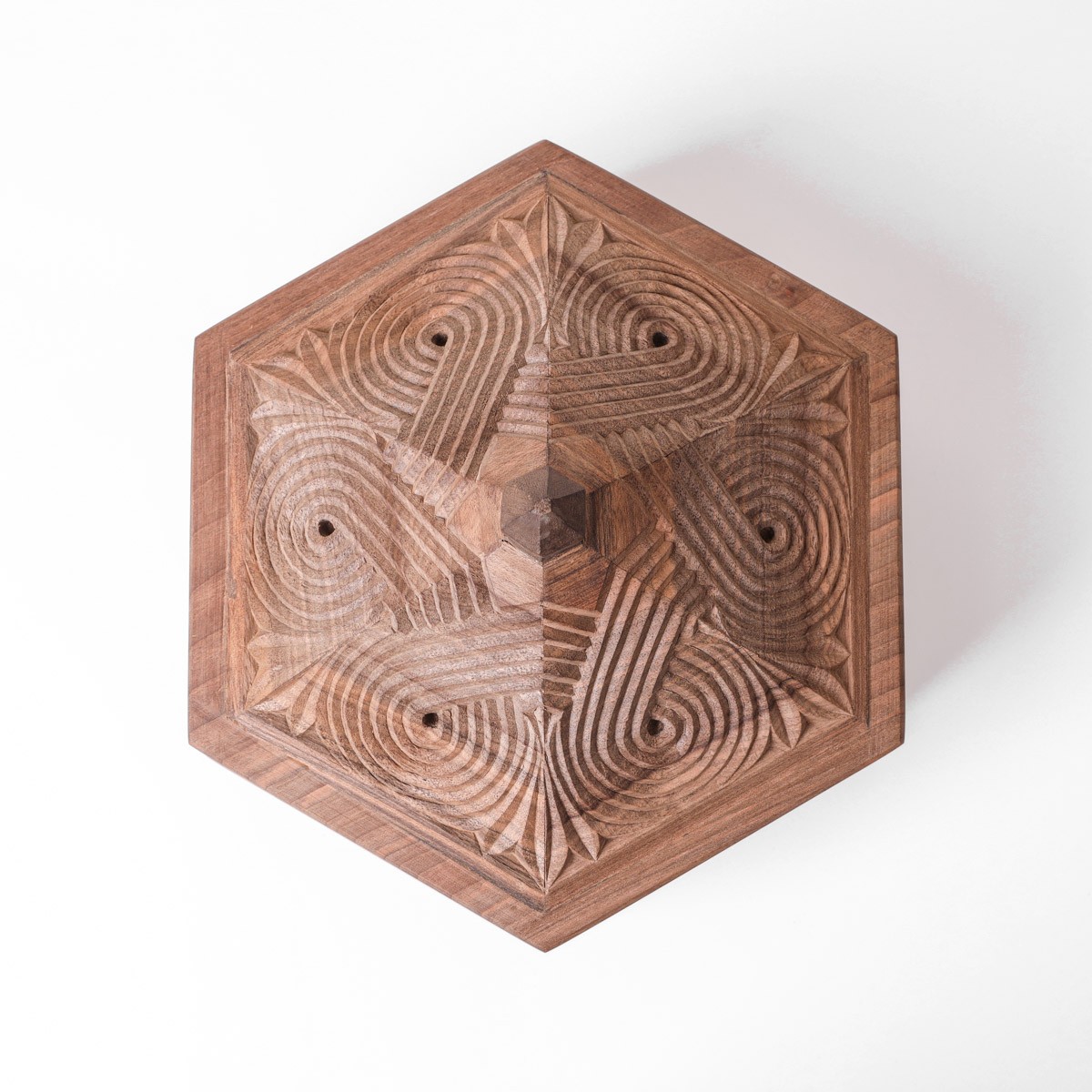 walnut wooden dry fruit dish 3