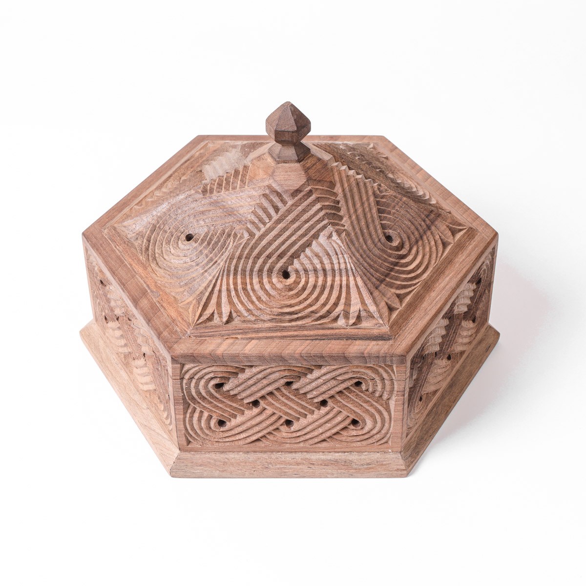 walnut wooden dry fruit dish 5