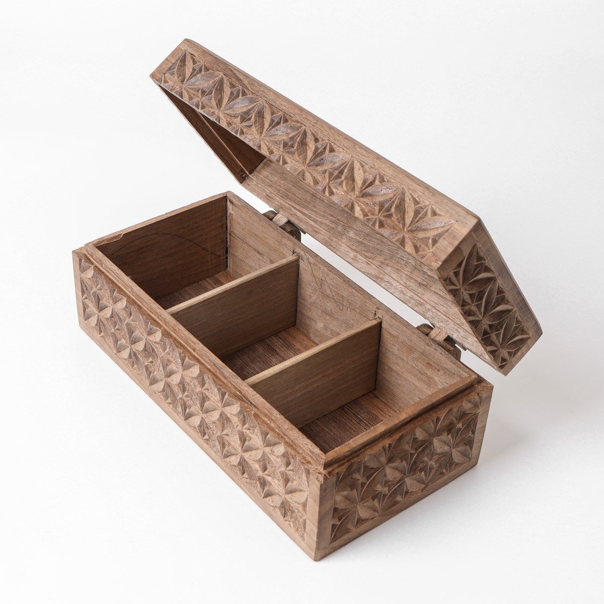 Handcrafted box premium walnut wood 2