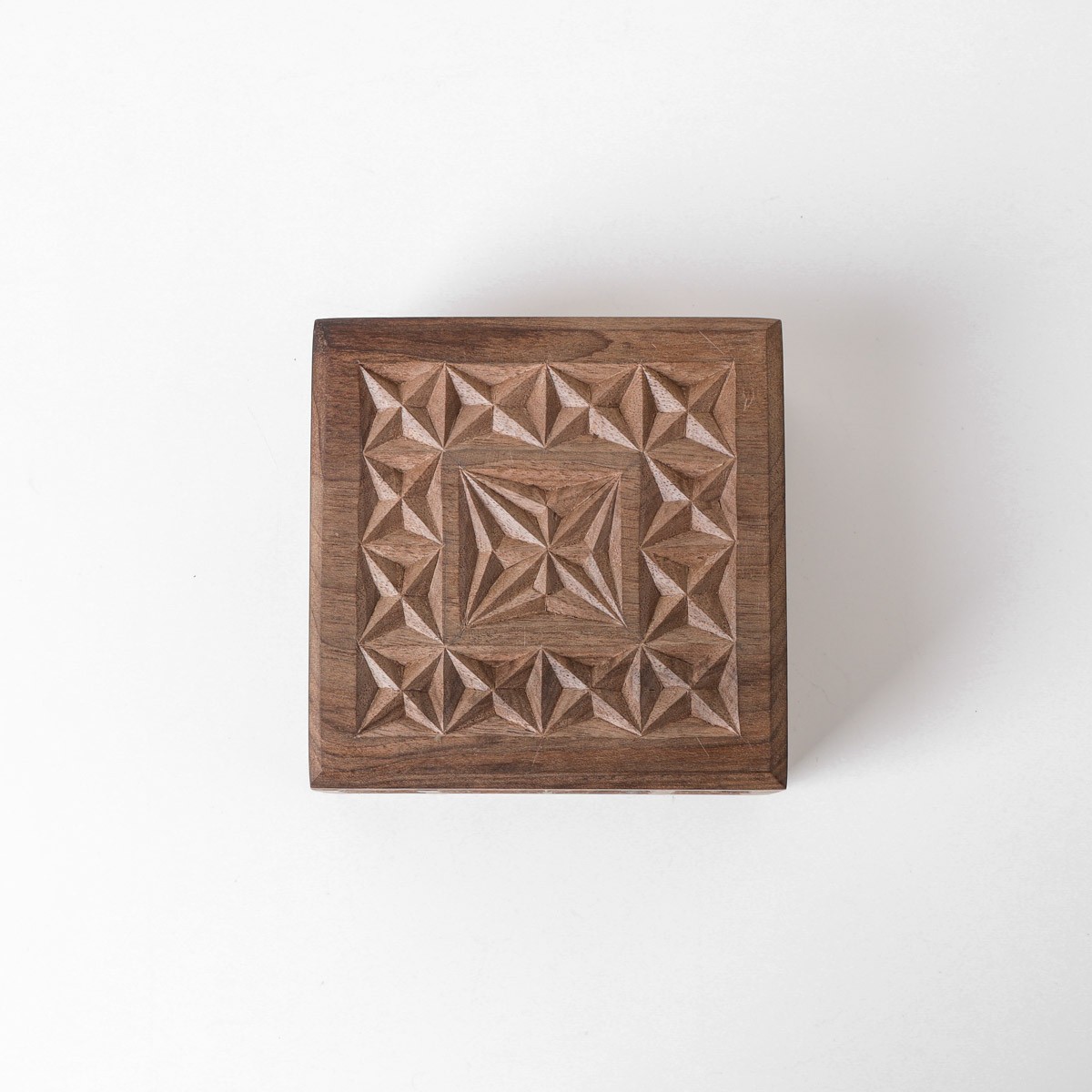 Jewelry Box With Fine Carvings | walnut Wood Jewelry Box 7