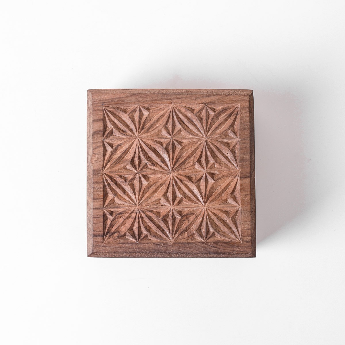 Jewelry Box With Fine Carvings | walnut Wood Jewelry Box 5